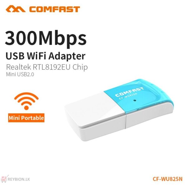 Wireless Mini WiFi Adapter 300Mbps USB WiFi Receiver 03A