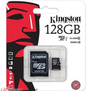 Kingston 128GB Micro SD Card with Adapter