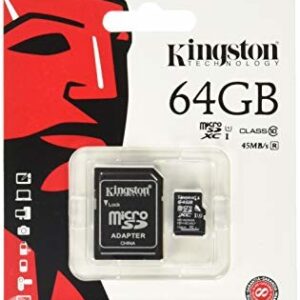 Kingston 64GB Micro SD Card with Adapter