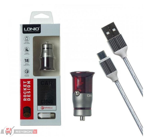 Ldnio Single QC 3.0 USB Car Charger C304Q